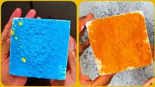 2 IN 1 • Red & Foamy Water Crush Compilation of Freshies with Variety Holi Colour Topping Frenzy🌈💧