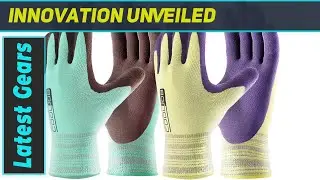 COOLJOB 2 Pairs Breathable Gardening Gloves for Women - Best Lightweight Gloves for Gardening!