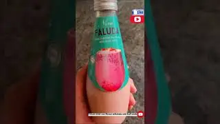 Faluda drink rose flavour milkshake with basil seeds #shorts #viral #trending