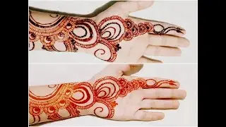 Beautiful mehandi design || Arabic henna || Eid day || Hash mehandi ||
