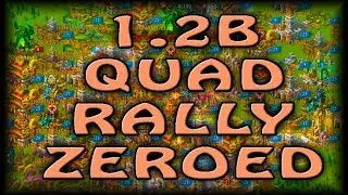 Lords Mobile 1.2 B INSANE QUAD RALLY!! 12,000,000 TROOPS DEAD