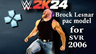 wwe 2k24 psp ppsspp Brock Lesnar mod for SVR 2006