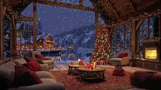 Calm Christmas Fireplace 🎄 Soft Instrumental Music for Cozy Evenings