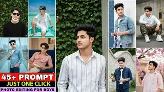 45+ GEMINI AI PROMPTS | ONE CLICK AI PHOTO EDITING | NEW TRENDING PHOTO EDITING | BOYS NEW PROMPT 💥🔚