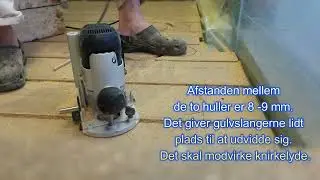 Fr&aelig;sning af buer til gulvvarmeslanger