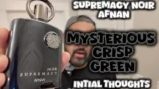 ПЕРВЫЕ ВПЕЧАТЛЕНИЯ | Supremacy Noir Afnan #afnanperfumes #fragrance #scents #perfumecologne #review