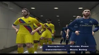 PES 2020 (PS2) Real Madrid vs Barcelona in New Visit Kits Gameplay