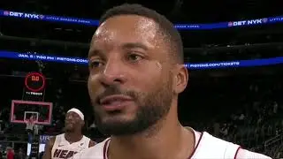 Normal Powell PostGame Interview | Miami Heat vs Detroit Pistons