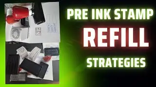 Как легко заправить чернила для штампа Pre Ink, #preinkstamprefill Легко заправить чернила для шт...