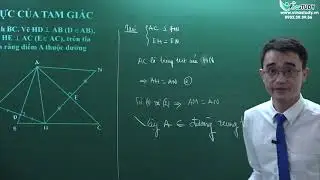 Toán nâng cao lớp 7 -Tính chất ba đường trung trực, ba đường cao của tam giác-thầy Nguyễn Thành Long