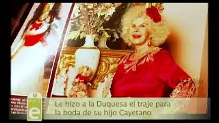 La duquesa de Alba y el diseñador de moda Tony Benítez