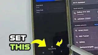 How to Temporarily Pause / Block Internet Sharing of Mobile Hotspot on Samsung Galaxy A16 5G
