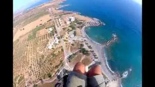 SFAKIA FRAGOKASTELO-Flying over South Crete Greece HD