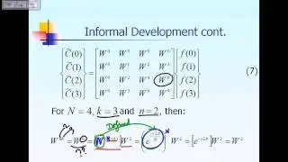 Lecture 11: FFT: Informal Development of FFT Part 3 of 3