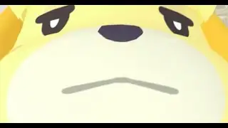 One hour of silence occasionally broken by Isabelle from Animal Crossing