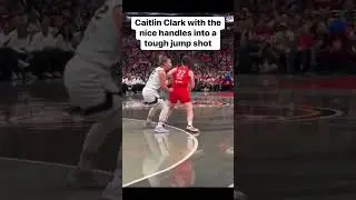 Caitlin Clark with though jump shot #basketball