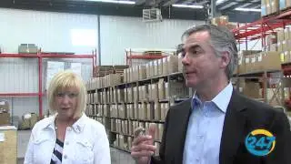 Premier Prentice Campaign Stops in Red Deer