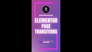 Discover the Secret Behind Elementor Pro's Page Transitions #shorts