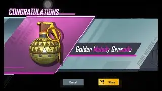 finally Golden melody grenade kill message. lucky draw.