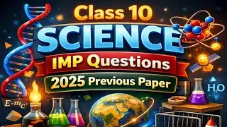 Class 10 SCIENCE IMP Questions ❓ 2025 Previous Year Paper 📜 @mksirg