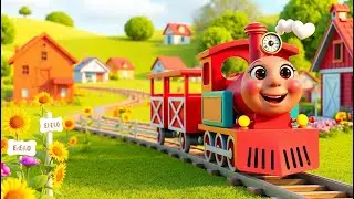 Old MacDonald&rsquo;s Animal Train 🚂🐮 E-I-E-I-O Adventure | Farm Animal Song for Kids | Nursery Rhymes