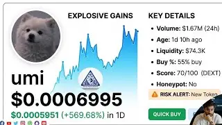 UNI Token EXPLODES 569%! $1.67M Volume, DEXT Score 70 – Next 100x Gem?