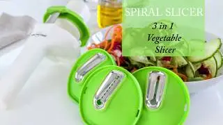 Spiral Slicer 3 in 1 Vegetable Slicer