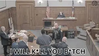 MAXIMUM SENTENCE” — CAREER CRIMINAL LOSES IT IN COURT