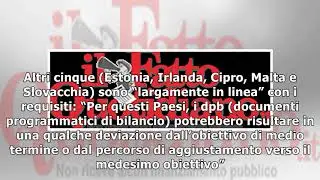 Conti pubblici, ue in soccorso del governo: 