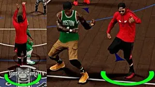 SUPER DEEP RANGE GREEN 3's! I HAVE TO CARRY MY SQUAD TO WINS! - NBA 2K17 MyPark | StaxMontana