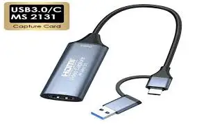 MS2130 Chip Type C USB3.0/2.0 Capture Card 4K HDMI-compatible Video Grabber 1080P Game Rec