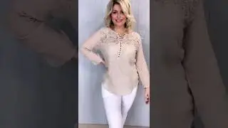 Embroidered Sequin Top ❤️ #short #over50fashion #ootd #styletips #grwm #styleideas #fashionblogger