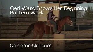 Ceri Ward Shows Her Beginning Pattern Work on 2-Year-Old Louise