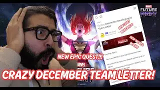 ОМГ!!!!!!!!!!!!! Декабрьское письмо команды просто безумное!!!!!! - Marvel Future Fight
