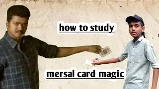 How to study mersal magic 🪄🪄/M Tech's