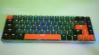 Беспроводная механическая игровая клавиатура EKSA EK3000 Glimmer RGB