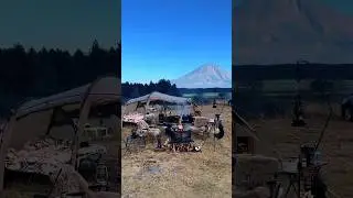 Epic Campfire Cooking Under Mount Fuji | Cozy Winter Camping Adventure 2025&rdquo; #camping