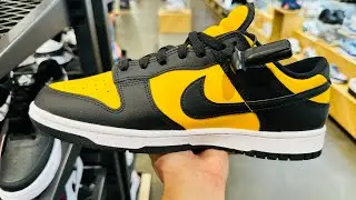 Nike Men&rsquo;s Dunk Low Black &ldquo;Reverse Goldenrod&rdquo; #nikesneakers #nikedunklow #nikedunk #newrelease
