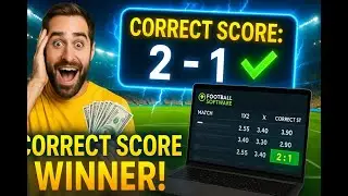 Stop Guessing on Football Bets - Use This Correct Score Software