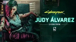 PureArts Cyberpunk 2077 Judy &Aacute;lvarez 1/4 Scale Statue Exclusive Edition Official Trailer