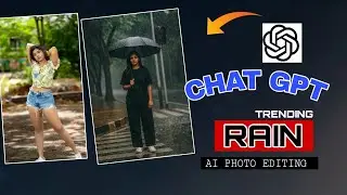 Instagram Trending ChatGPT Rain Photo Editing || ChatGPT Photo Editing || ChatGPT Ghibli tutorial ||