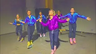 LA Roller Girls // warming up backstage for Vegas Show