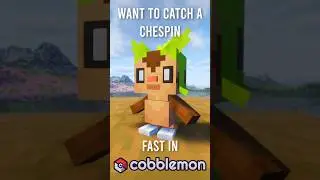How to Find Chespin FAST in Cobblemon! #cobblemon #minecraft #pokemon