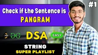 Check if the Sentence Is Pangram | C++ | DSA