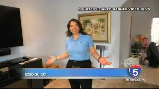 Jenny Morin's organizing book hits #2 on Amazon! Kobi 5 TV interview