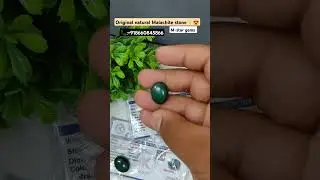 Original natural Malachite stone✨😍🥰 #malachite #pannasubstitute #panna #trending #viral