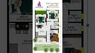 Plot size 22x36 House Design | Engineers Gallery Architectural & Construction Services #architecture