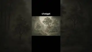 003 - Tree painting art with pen x AI. #shorts #tree #inkpainting  #ai