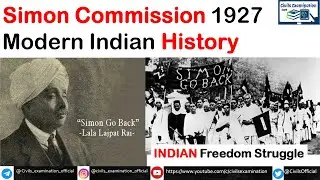 Simon Commission 1927🔴The Indian Statutory Commission,  ✅Simon Go Back !!!!!!