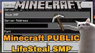 Minecraft PUBLIC Life-Steal SMP IP address FREE [HINDI]